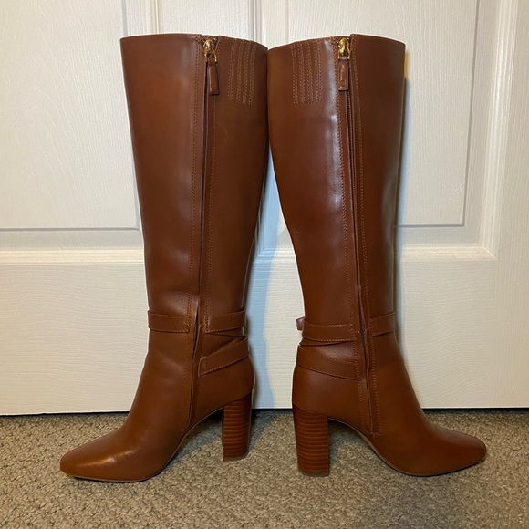 Lauren Ralph Lauren Makenna Leather Riding Boot Size 6 - Picture 5 of 13